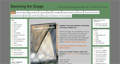 Desktop Screenshot of dammingtheosage.com
