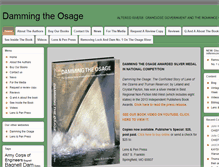 Tablet Screenshot of dammingtheosage.com